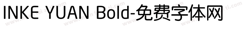 INKE YUAN Bold字体转换